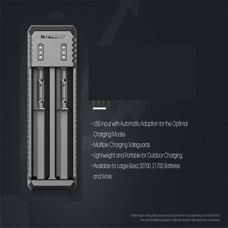 NITECORE Dual Slot Smart Charger(UI2) - Charger & Converter by NITECORE | Online Shopping South Africa | PMC Jewellery | Buy Now Pay Later Mobicred