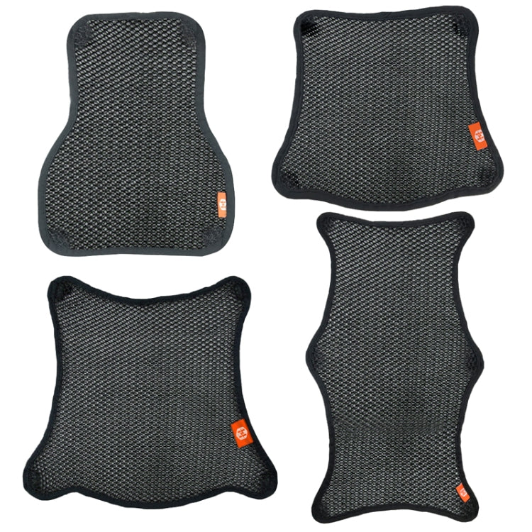 HOUZHI MTZT1010 Motorcycle Sun Insulation Cushion 3D Grid Breathable Sweating Cool Seat Cover, Style: Single Layer S - Seat Covers by PMC Jewellery | Online Shopping South Africa | PMC Jewellery | Buy Now Pay Later Mobicred