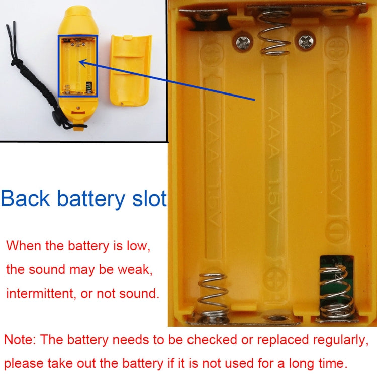 Fryxinte XT-7DS3 Adjustable High Decibel Sports Referee Electronic Whistle Emergency Rescue Training Whistle(Yellow) - Sporting goods by Fryxinte | Online Shopping South Africa | PMC Jewellery | Buy Now Pay Later Mobicred