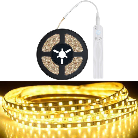 2m LED Battery Box Light Strip Intelligent Induction Dimming Soft Light Strip Drip Waterproof Cabinet Light Tape(2700K (Warm White)) - Sensor LED Lights by PMC Jewellery | Online Shopping South Africa | PMC Jewellery | Buy Now Pay Later Mobicred