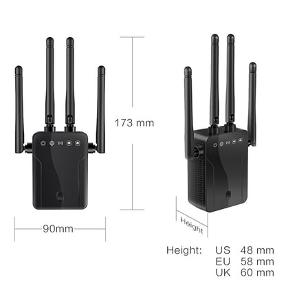 M-95B 300M Repeater WiFi Booster Wireless Signal Expansion Amplifier(White - UK Plug) - Broadband Amplifiers by PMC Jewellery | Online Shopping South Africa | PMC Jewellery | Buy Now Pay Later Mobicred