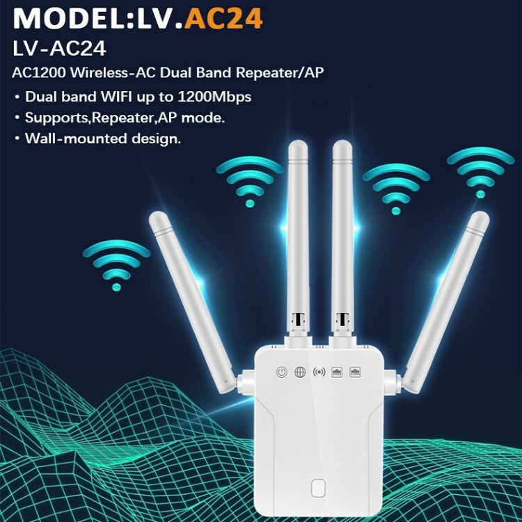 M-95B 300M Repeater WiFi Booster Wireless Signal Expansion Amplifier(White - US Plug) - Broadband Amplifiers by PMC Jewellery | Online Shopping South Africa | PMC Jewellery | Buy Now Pay Later Mobicred