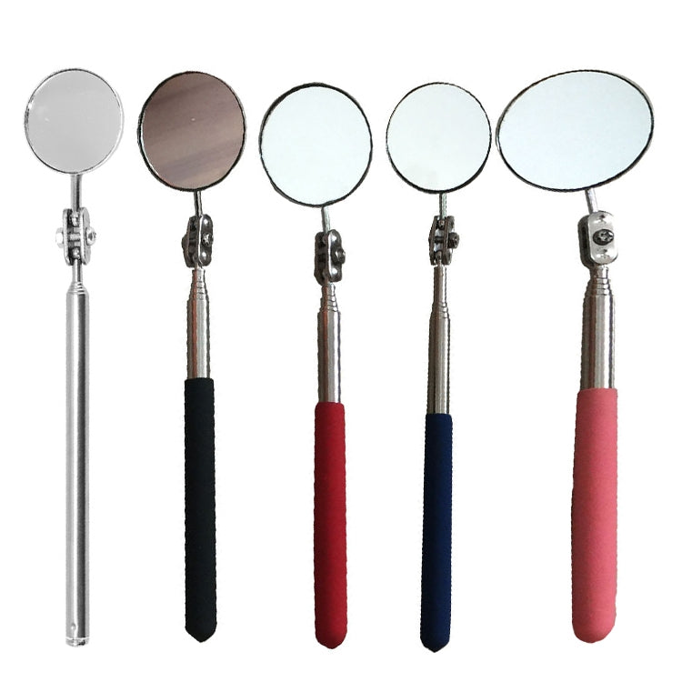 Car Repair Detection Mirror Universal Folding Telescopic Mirror Welding Chassis Inspection Mirror, Model: Pink Handle 50mm - Inspection Tools by PMC Jewellery | Online Shopping South Africa | PMC Jewellery | Buy Now Pay Later Mobicred