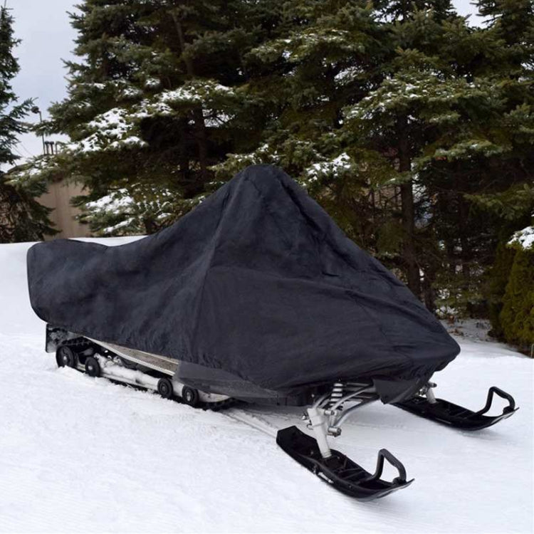 Outdoor Snowmobile Waterproof And Dustproof Cover UV Protection Winter Motorcycle Cover, Size: 330x130x121cm(Black) - Raincoat by PMC Jewellery | Online Shopping South Africa | PMC Jewellery | Buy Now Pay Later Mobicred