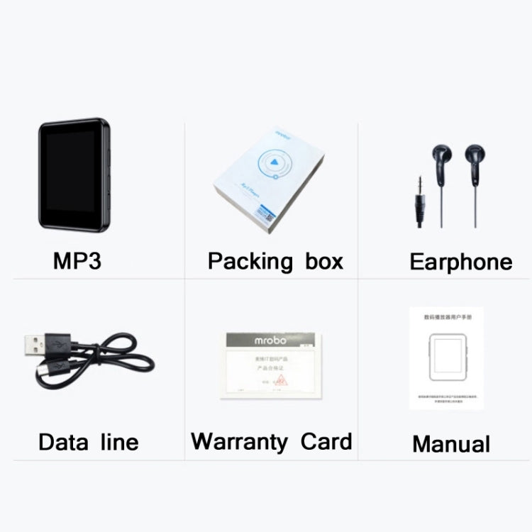 M21 Touch Version 1.77 Inch Novel Reading MP3 E-book, Specification:Without Bluetooth(8GB) - MP3 Player by PMC TechLife | Online Shopping South Africa | PMC TechLife | Buy Now Pay Later Mobicred