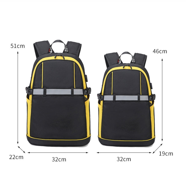 2101 Student Backpack Fashion Casual Backpack(Small Black) - Double-shoulder Bags by PMC TechLife | Online Shopping South Africa | PMC TechLife | Buy Now Pay Later Mobicred