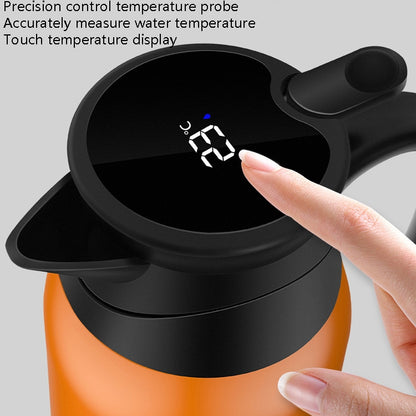 Car Heating Cup Electric Heating Cup Kettle(12V Warm Orange) - Heating Cups by PMC Jewellery | Online Shopping South Africa | PMC Jewellery | Buy Now Pay Later Mobicred