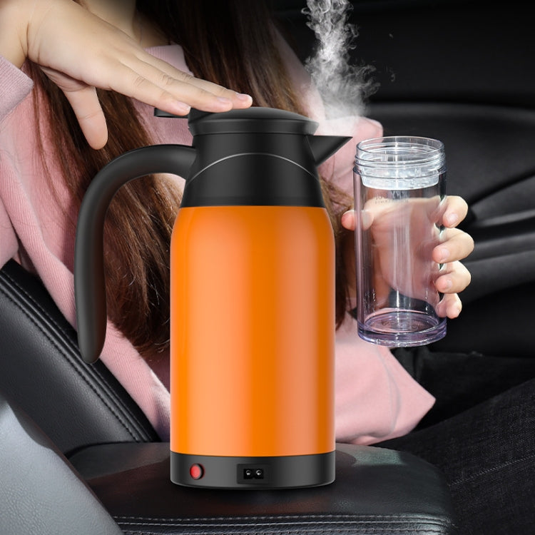 Car Heating Cup Electric Heating Cup Kettle(24V Warm Orange) - Heating Cups by PMC Jewellery | Online Shopping South Africa | PMC Jewellery | Buy Now Pay Later Mobicred