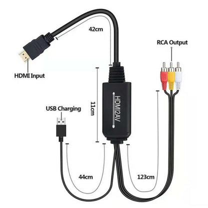 RL-HTAL1 HDMI to AV Converter Specification： Male to Male Confinement - Converter by PMC Jewellery | Online Shopping South Africa | PMC Jewellery | Buy Now Pay Later Mobicred