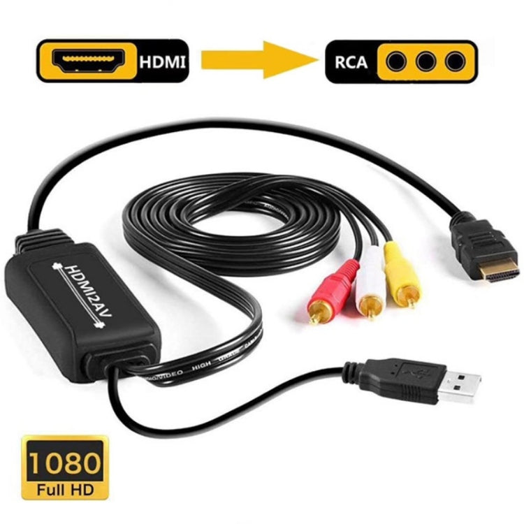 RL-HTAL1 HDMI to AV Converter Specification： Male to Male Confinement - Converter by PMC Jewellery | Online Shopping South Africa | PMC Jewellery | Buy Now Pay Later Mobicred