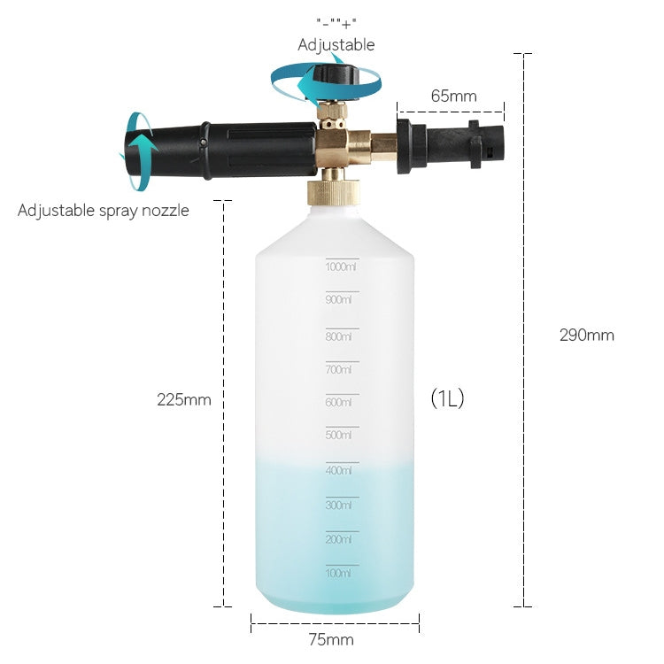 High Pressure Car Wash Foam Pot Copper Spray Head PA Pot(For SL-10-Kacher-K-Sreies) - Car Washer & Accessories by PMC Jewellery | Online Shopping South Africa | PMC Jewellery | Buy Now Pay Later Mobicred