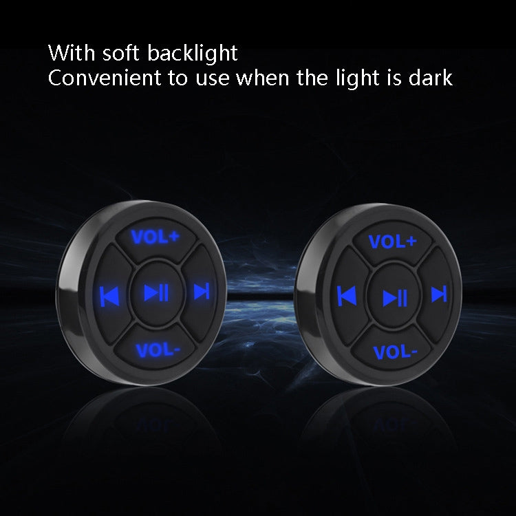 Car Mobile Phone Remote Control Bluetooth Wireless Multimedia Button Remote Control Music Playback Selfie, Colour: Black - free shipping - PMC TechLife - Order now!