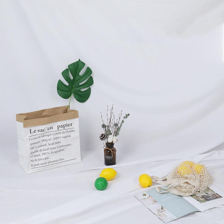 2 x 2.4m Photo Background Cloth Increased Widened Photography Cloth Live Broadcast Solid Color Cloth(White) - free shipping - PMC TechLife - Order now!