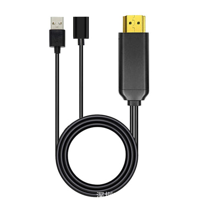 L3B Type-C USB To HDMI-Compatible  Audio Transfer Three-In-One HD Cable TV Screen Connector(Black) - Wireless Display Dongle by PMC Jewellery | Online Shopping South Africa | PMC Jewellery | Buy Now Pay Later Mobicred