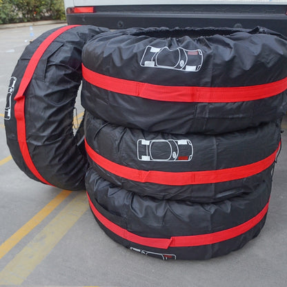 4 in 1 Waterproof Dustproof Sunscreen Car Tire Spare Tire Cover, Size:L - Aluminum Film PEVA by PMC Jewellery | Online Shopping South Africa | PMC Jewellery | Buy Now Pay Later Mobicred