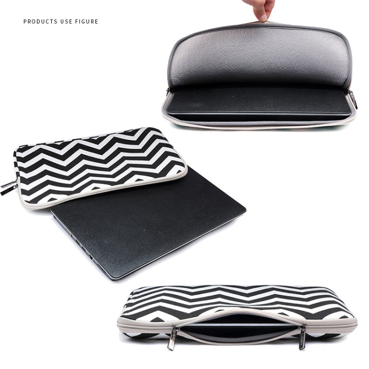 LiSEN LS-525 Wavy Pattern Notebook Liner Bag, Size: 11.6 inches(Gray) - Other by LiSEN | Online Shopping South Africa | PMC Jewellery | Buy Now Pay Later Mobicred