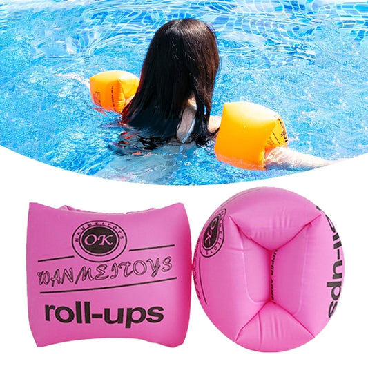 Children Arm Circle Learning Swimming Training Circle Adult Swimming Sleeve Safety Double Air Bag Floating Ring(Rose Red) - Swimming Rings by PMC Jewellery | Online Shopping South Africa | PMC Jewellery | Buy Now Pay Later Mobicred