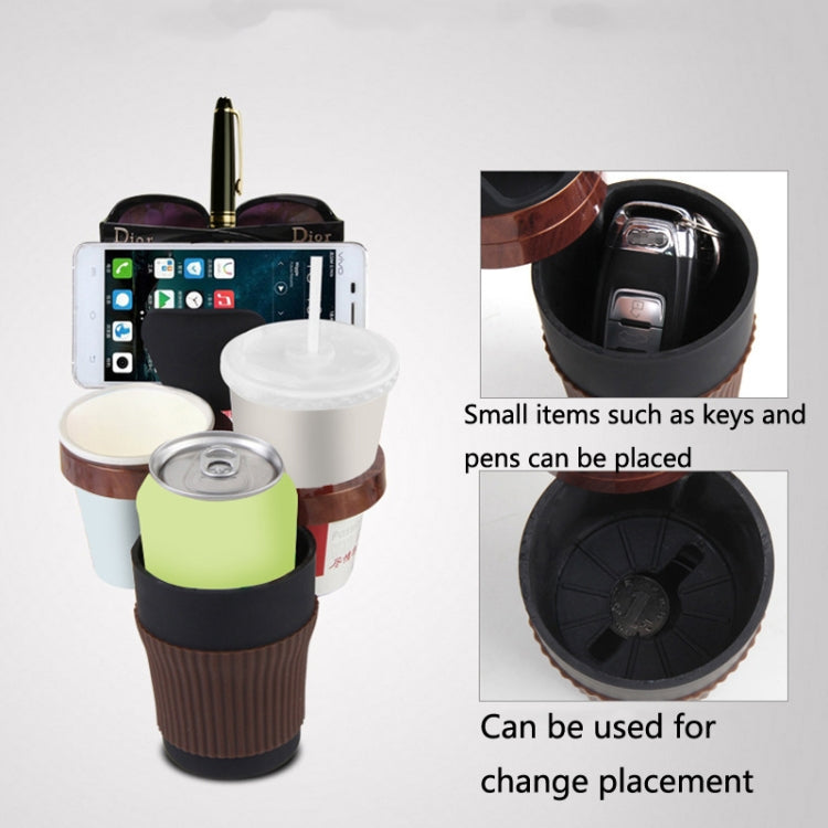 SUITU R151-4  Car Air Outlet Storage Water Cup Holder Mobile Phone Navigation Multi-function Storage Box(Black Square) - Car Drink Holders by SUITU | Online Shopping South Africa | PMc TechLife | Buy Now Pay Later Mobicred
