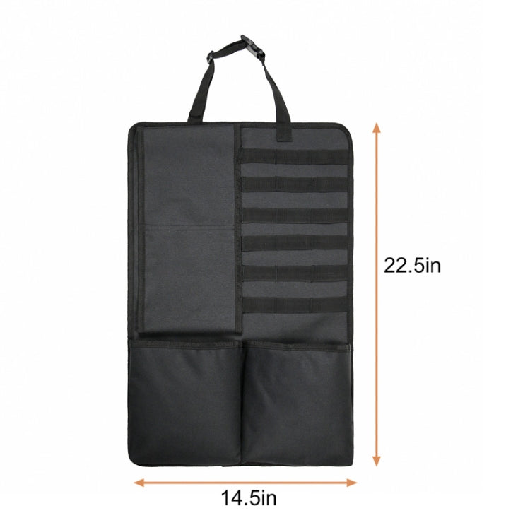 2 PCS Car Seat Back Hanging Bag Oxford Cloth Storage Bag(Black) - Seat Accessories by PMC TechLife | Online Shopping South Africa | PMC TechLife | Buy Now Pay Later Mobicred