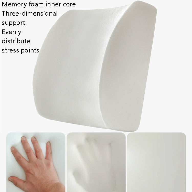 Office Waist Cushion Car Pillow With Pillow Core, Style: Memory Foam(Mesh Gray) - free shipping - PMC TechLife - Order now!