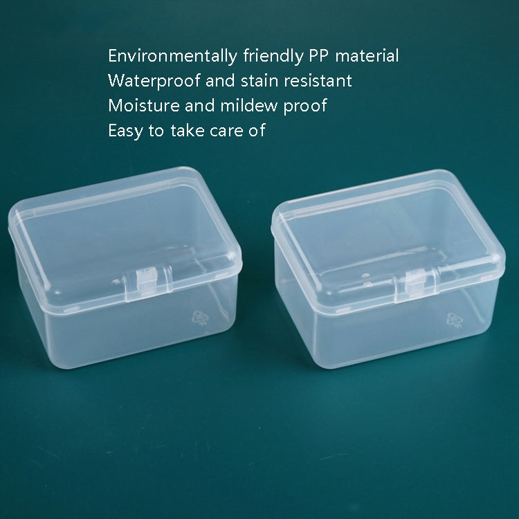 20 PCS Rectangular Plastic Box Transparent Stationery Storage Box PP Tool Parts Accessories Box - Storage Boxes by PMC TechLife | Online Shopping South Africa | PMC TechLife | Buy Now Pay Later Mobicred
