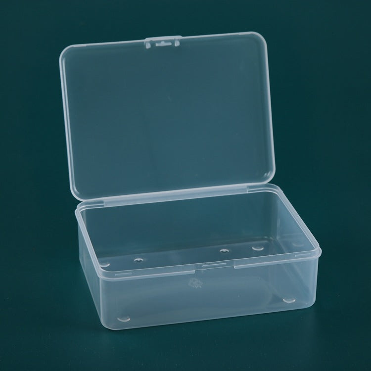 PP Rectangular Transparent Plastic Box Flip Cover Parts Hardware Tool Storage Box - Storage Boxes by PMC TechLife | Online Shopping South Africa | PMC TechLife | Buy Now Pay Later Mobicred