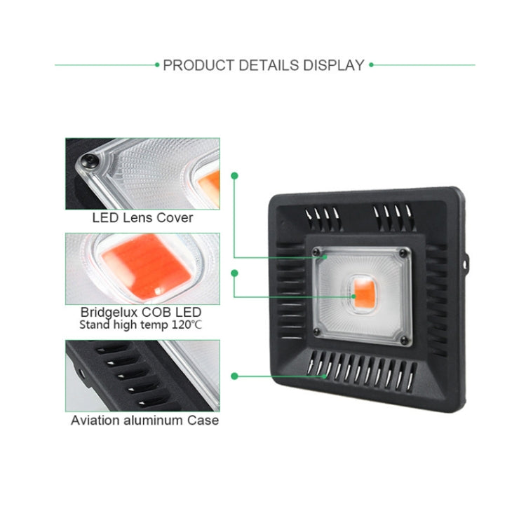 50W Ultra-Thin LED Plant Light, Full Spectrum COB Growth Light, Vegetable, Fruit & Flower Greenhouse Fill Light With Plug, Specification:EU Plug - LED Grow Lights by PMc TechLife | Online Shopping South Africa | PMc TechLife | Buy Now Pay Later Mobicred