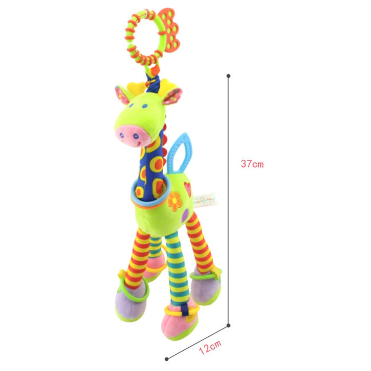 Baby Carriage Hanging Toy 0-1 Year Old Bell Teether Giraffe Bed Bell(Purple) - Strollers Accessories by PMC TechLife | Online Shopping South Africa | PMC TechLife | Buy Now Pay Later Mobicred
