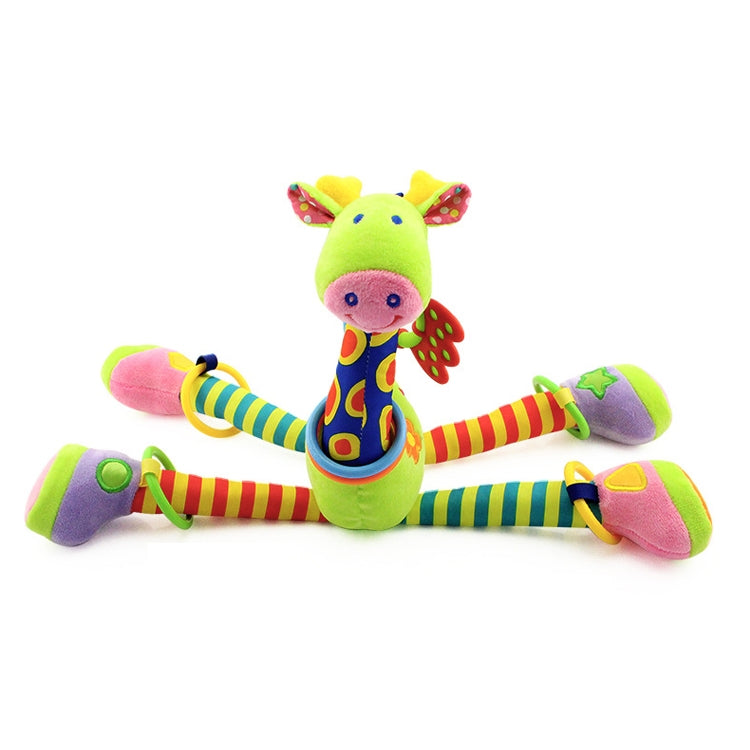 Baby Carriage Hanging Toy 0-1 Year Old Bell Teether Giraffe Bed Bell(Purple) - Strollers Accessories by PMC TechLife | Online Shopping South Africa | PMC TechLife | Buy Now Pay Later Mobicred