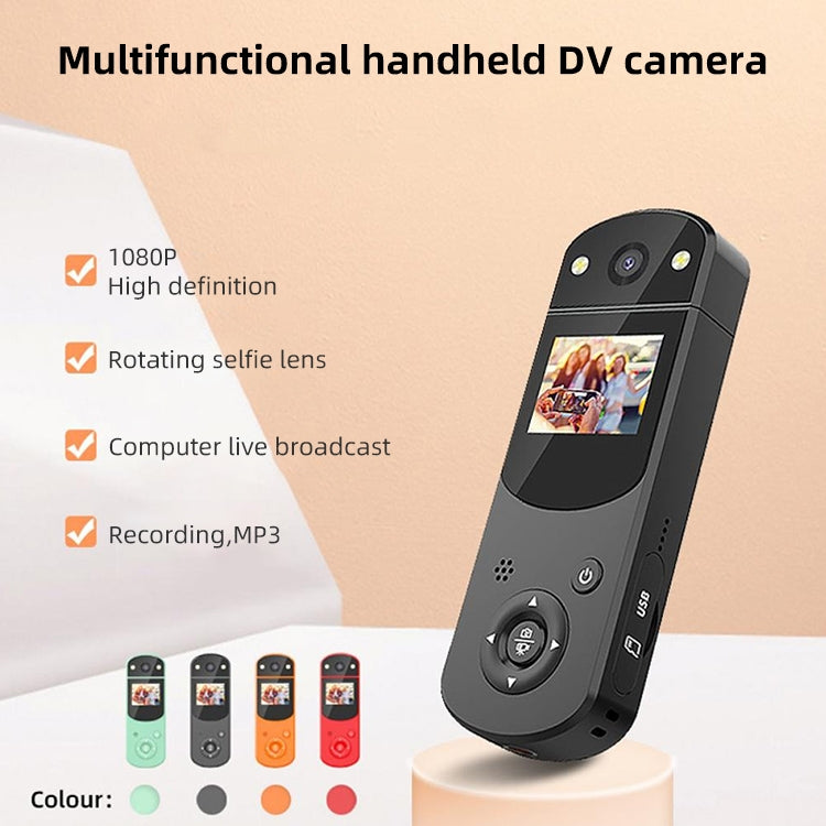 D2 HD 1080P Multi-Function Digital Video Camera Sports DV Camera Live Computer Camera Recorder(Orange) - Video Cameras by PMC Jewellery | Online Shopping South Africa | PMC Jewellery | Buy Now Pay Later Mobicred