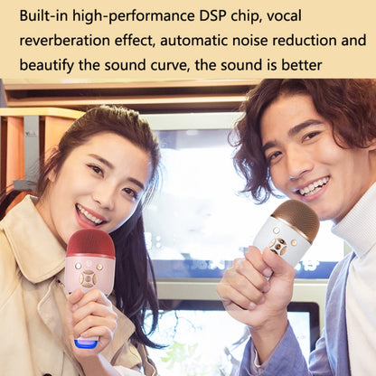 K58 Home Bluetooth Wireless Microphone With Lamp Mobile Phone K Song Children Microphone Audio(White) - Microphone by PMC Jewellery | Online Shopping South Africa | PMC Jewellery | Buy Now Pay Later Mobicred