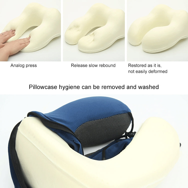 Magnetic Memory Foam U-shaped Pillow Suitable for Travel Solid Pillows(Blue) - Cushions & Pillows by PMC TechLife | Online Shopping South Africa | PMC TechLife | Buy Now Pay Later Mobicred