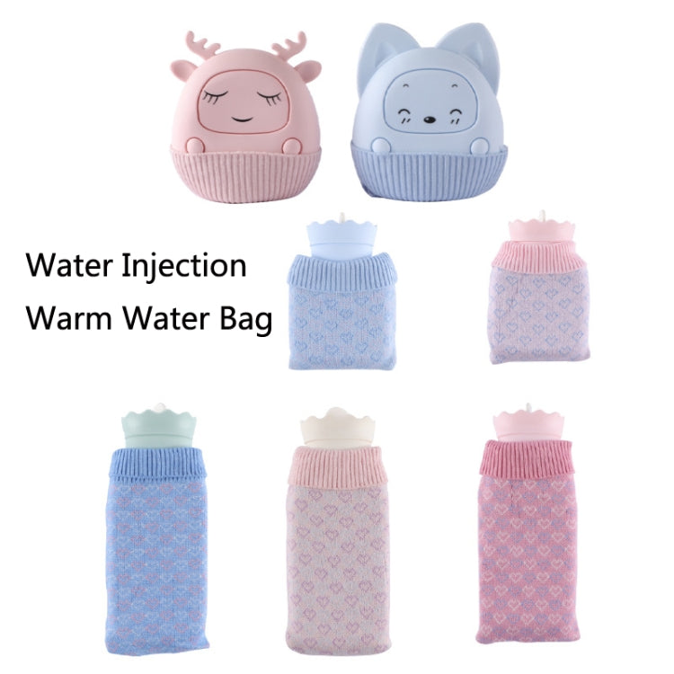 Winter Silicone Hand Warmer Cartoon Cute Water Injection Warm Water Bag, Colour: Light Blue Beaver - Hot Water Bags by PMC Jewellery | Online Shopping South Africa | PMC Jewellery | Buy Now Pay Later Mobicred