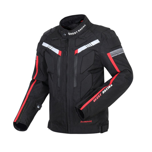 GHOST RACING GR-Y07 Motorcycle Cycling Jacket Four Seasons Locomotive Racing Anti-Fall Cloth, Size: L(Black) - Protective Gear by GHOST RACING | Online Shopping South Africa | PMC Jewellery | Buy Now Pay Later Mobicred