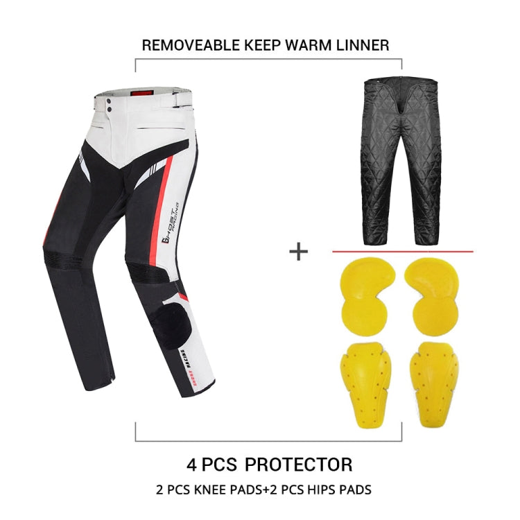 GHOST RACING GR-K06 Motorcycle Riding Trousers Racing Motorcycle Anti-Fall Windproof Keep Warm Pants, Size: XL(Black) - free shipping - PMC TechLife - Order now!