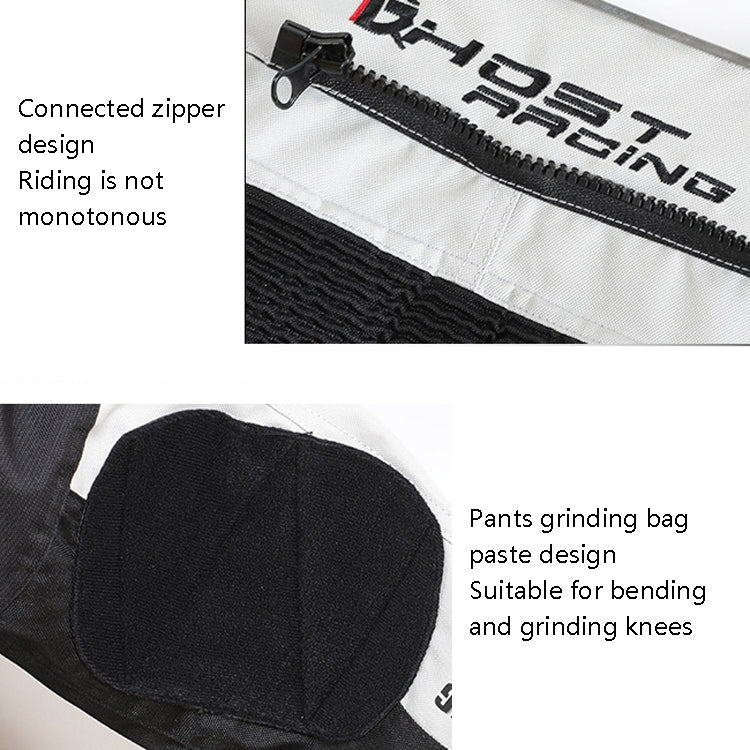 GHOST RACING GR-K06 Motorcycle Riding Trousers Racing Motorcycle Anti-Fall Windproof Keep Warm Pants, Size: XL(Black) - free shipping - PMC TechLife - Order now!
