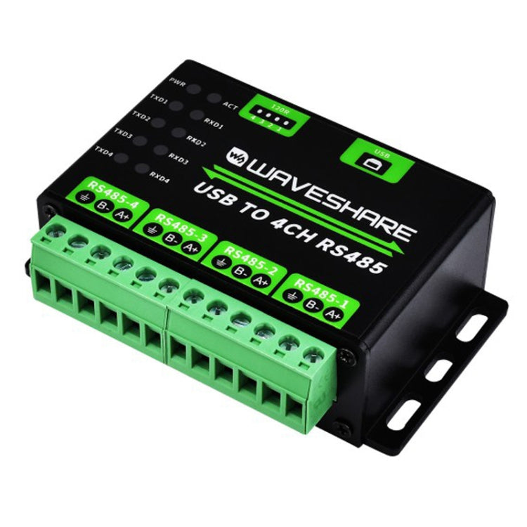 Waveshare 25219 Industrial USB To 4Ch RS485 Converter - free shipping - PMC Jewellery - Order now!