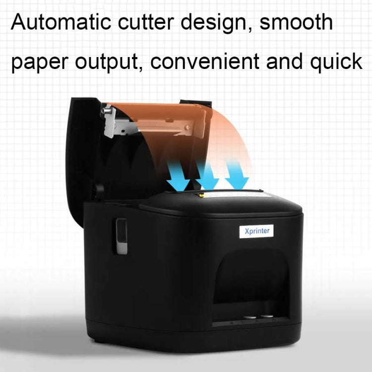 Xprinter XP-T80 72mm Portable Express List Thermal Receipt Printer, Style:USB+LAN Port(EU Plug) - free shipping - PMC TechLife - Order now!
