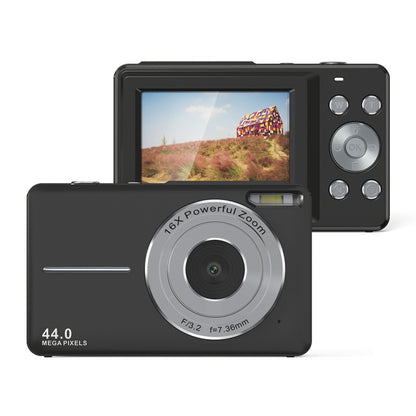 DC403L-AF 2.4-Inch 16X Zoom HD Digital Camera Mini Children Photography Camera UK Plug(Black) - Children Cameras by PMC Jewellery | Online Shopping South Africa | PMC Jewellery | Buy Now Pay Later Mobicred