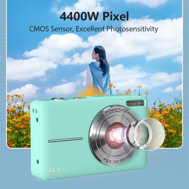 DC403L-AF 2.4-Inch 16X Zoom HD Digital Camera Mini Children Photography Camera US Plug(Green) - Children Cameras by PMC Jewellery | Online Shopping South Africa | PMC Jewellery | Buy Now Pay Later Mobicred