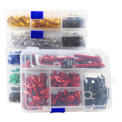 177 PCS/ Box Motorcycle Modification Accessories Windshield Cover Set Screw(Red) - Others by PMC Jewellery | Online Shopping South Africa | PMC Jewellery | Buy Now Pay Later Mobicred