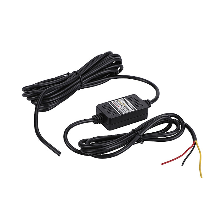 H516 Recording Step-down Line Shrinkage Video Car Charger Line Parking Monitoring Three-Core Power Cord, Model: Without Fuse(Micro Right Elbow) - Cables & Connectors by PMC Jewellery | Online Shopping South Africa | PMC Jewellery | Buy Now Pay Later Mobicred