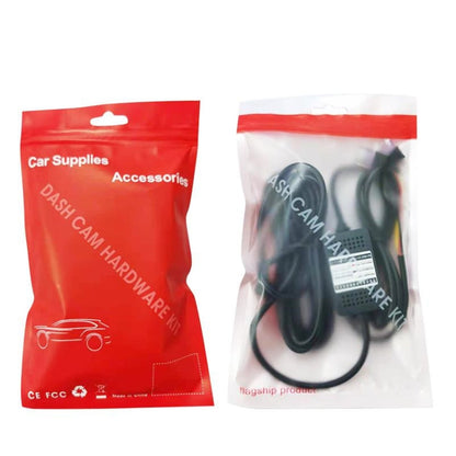 H516 Recording Step-down Line Shrinkage Video Car Charger Line Parking Monitoring Three-Core Power Cord, Model: Without Fuse(Mini Left Elbow) - Cables & Connectors by PMC Jewellery | Online Shopping South Africa | PMC Jewellery | Buy Now Pay Later Mobicred