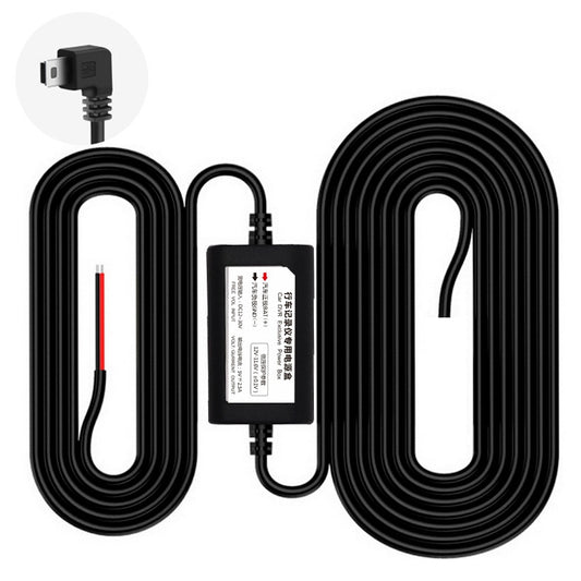 Car OBD Low-Voltage Protection Parking Monitor Power Cord 12V Turn 5V 2.5A Step-down Line, Specification: Mini Left Elbow - Cables & Connectors by PMC Jewellery | Online Shopping South Africa | PMC Jewellery | Buy Now Pay Later Mobicred