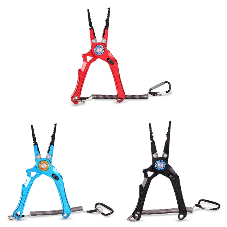 Multifunctional Open-Loop Lead-Pressing Fishing Pliers With Lock(Red) - free shipping - PMc TechLife - Order now!