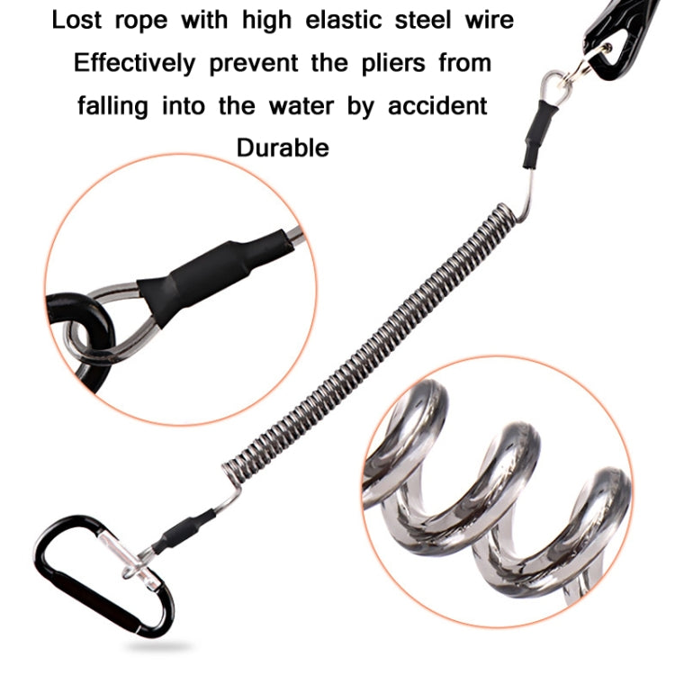 Multifunctional Open-Loop Lead-Pressing Fishing Pliers With Lock(Black) - Fish Gripper & Pliers by PMc TechLife | Online Shopping South Africa | PMc TechLife | Buy Now Pay Later Mobicred