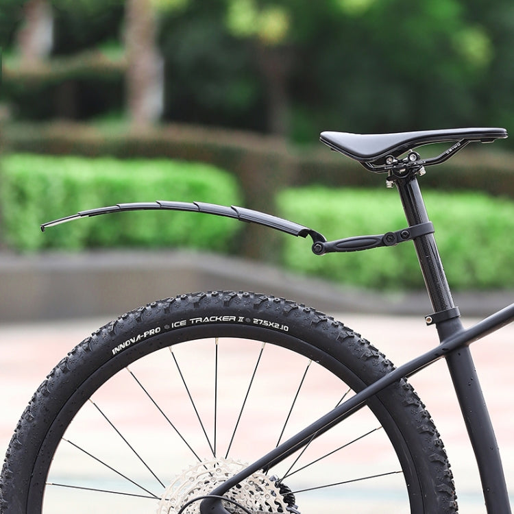 WEST BIKING Mountain Bike Retractable Folding Mudguards(Black) - Mudguards by PMc TechLife | Online Shopping South Africa | PMc TechLife | Buy Now Pay Later Mobicred