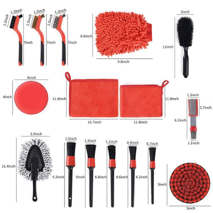 19 in 1  Car Wash Cleaning Brush Electric Drill Brush Head Cleaning Brush Tire Cleaning Brush - Car washing supplies by PMC Jewellery | Online Shopping South Africa | PMC Jewellery | Buy Now Pay Later Mobicred