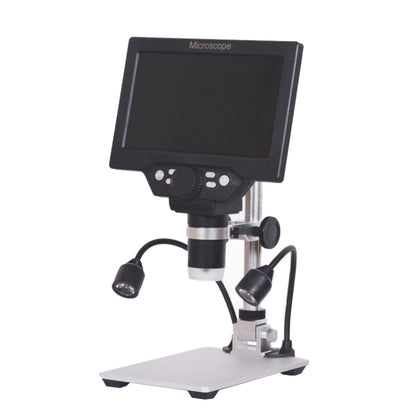 G1200D 7 Inch LCD Screen 1200X Portable Electronic Digital Desktop Stand Microscope(AU Plug With Battery) - Digital Microscope by PMC Jewellery | Online Shopping South Africa | PMC Jewellery | Buy Now Pay Later Mobicred