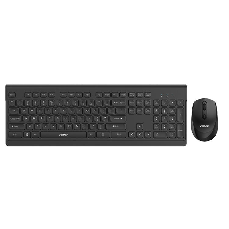 FOREV FV-W306 Wireless Keyboard and Mouse Set(Black) - Wireless Keyboard by FOREV | Online Shopping South Africa | PMC Jewellery | Buy Now Pay Later Mobicred